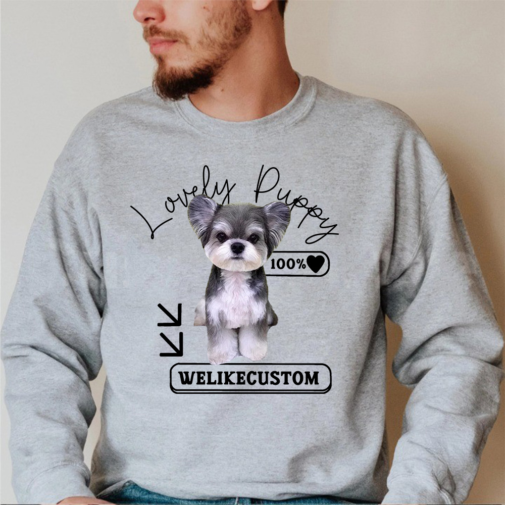 満足度100% ペット写真プリントTシャツ・スウェット・パーカー-welikecustom-MJ