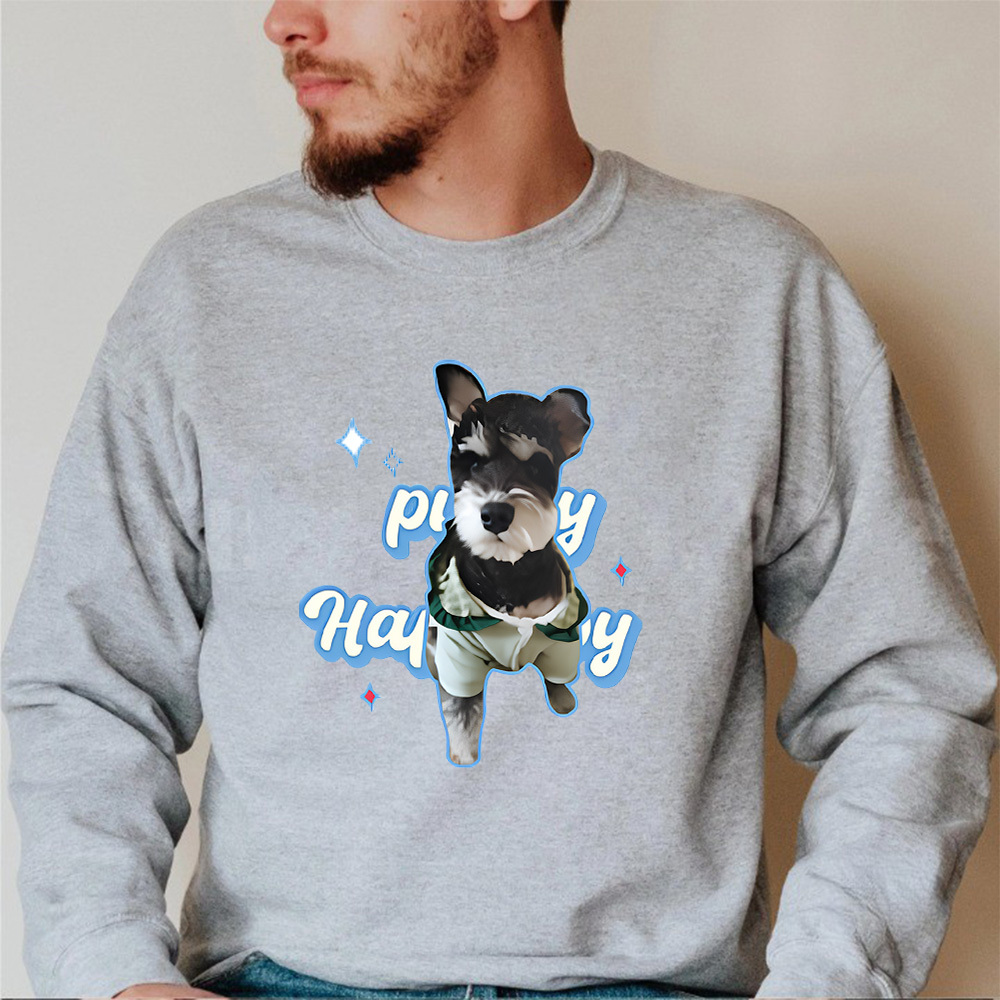 オリジナルペット写真入り 春夏トレンドTシャツ・スウェット・パーカー-welikecustom-MJ