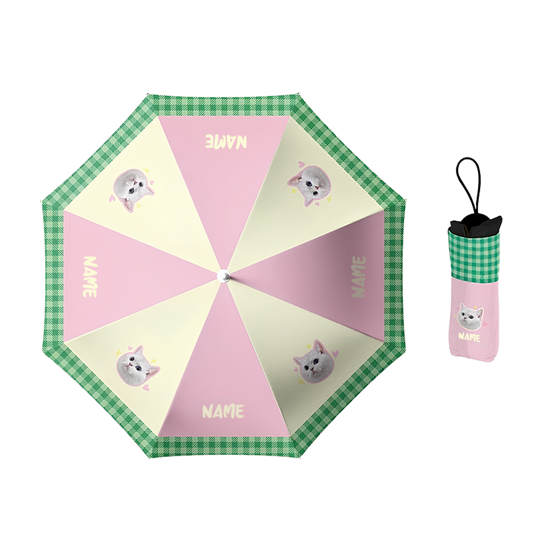 「春の庭」カスタマイズペット写真晴雨傘-welikecustom-MJ