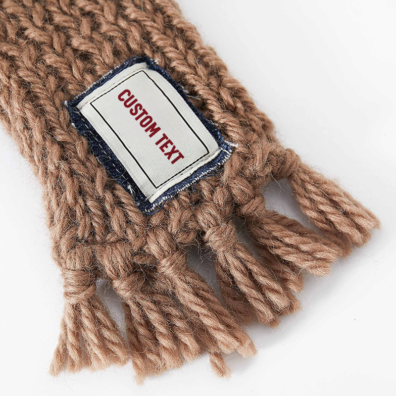 名前入りのカスタマイズされたペット用タッセルスカーフ-welikecustom-MJ