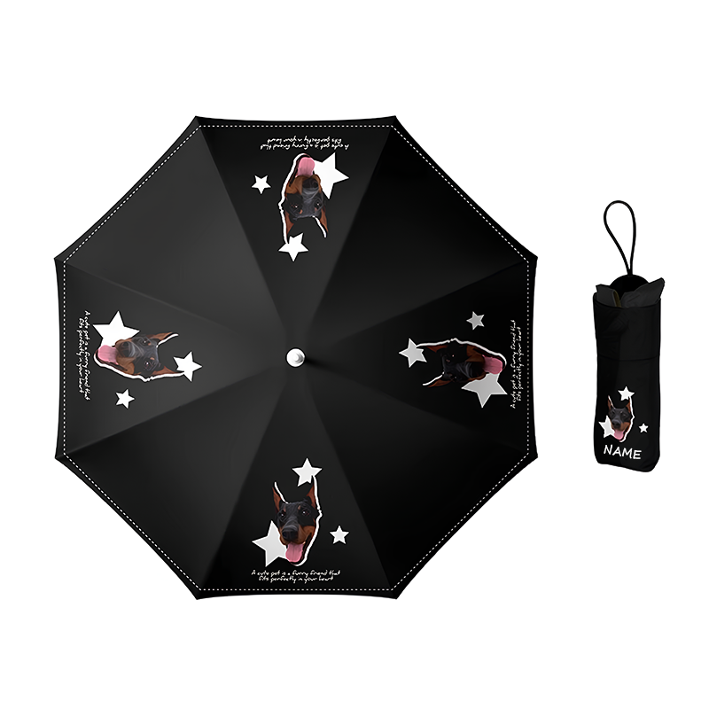 「My Star」カスタマイズペット写真晴雨傘-welikecustom-MJ