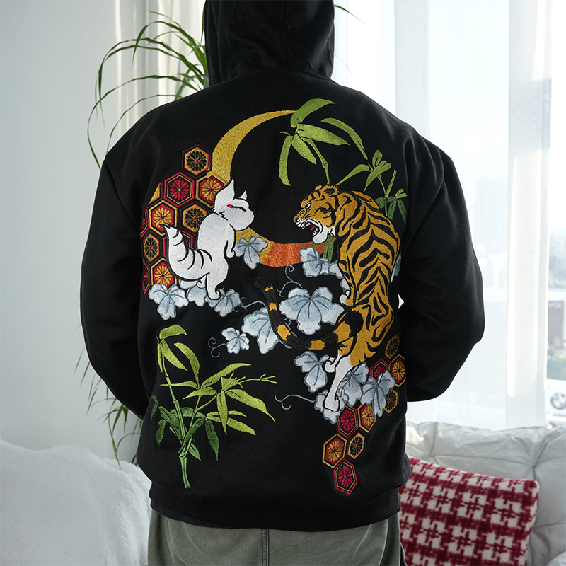 「重工刺繡-特別限定版」カスタマイズされたテキストが入った刺繍入りジャケット-welikecustom-MJ