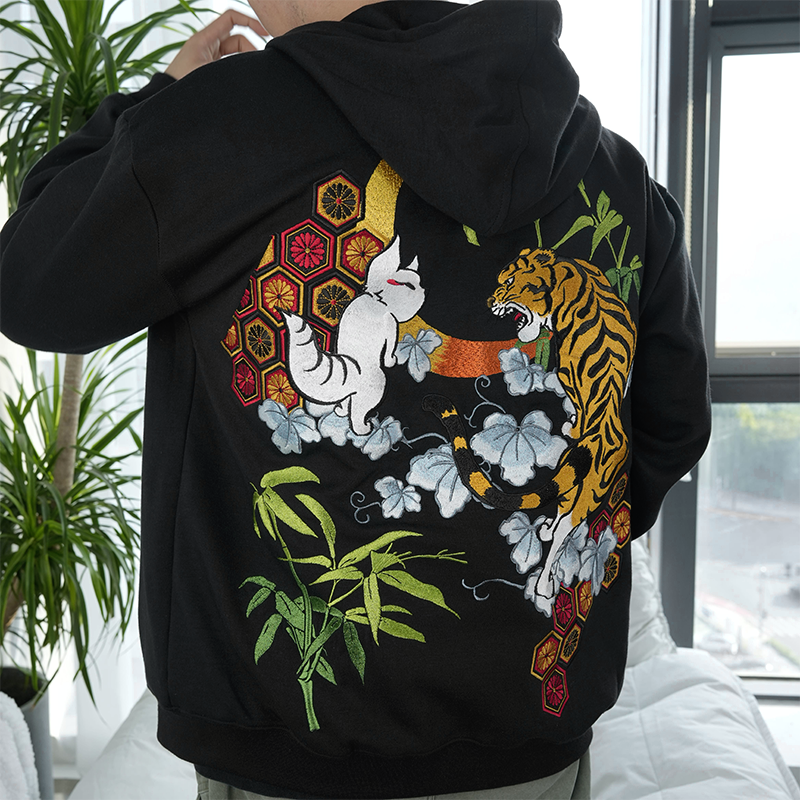 「重工刺繡-特別限定版」カスタマイズされたテキストが入った刺繍入りジャケット-welikecustom-MJ