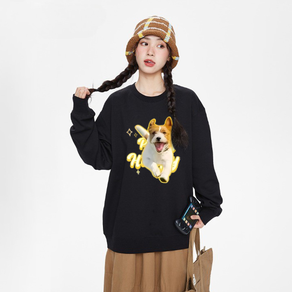 オリジナルペット写真入り 春夏トレンドTシャツ・スウェット・パーカー-welikecustom-MJ