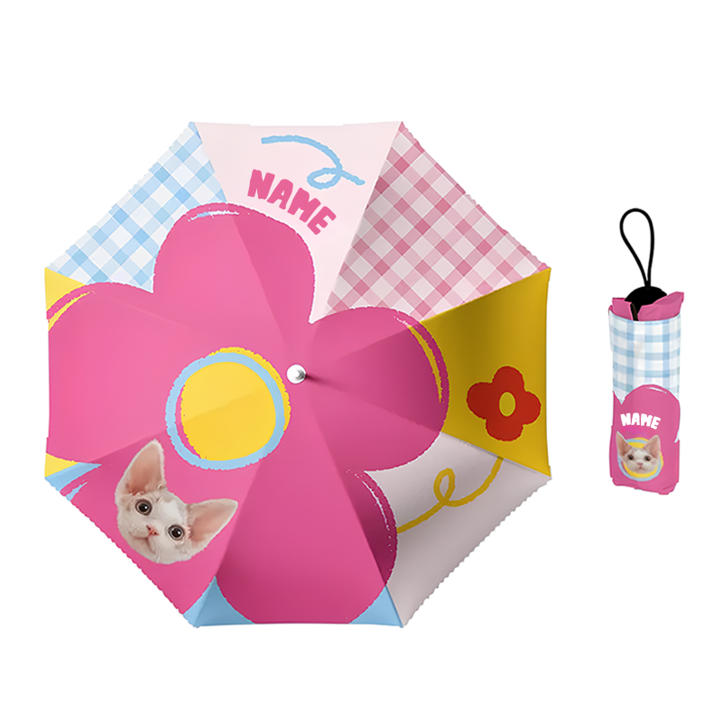 「春の花」カスタマイズペット写真晴雨傘-welikecustom-MJ