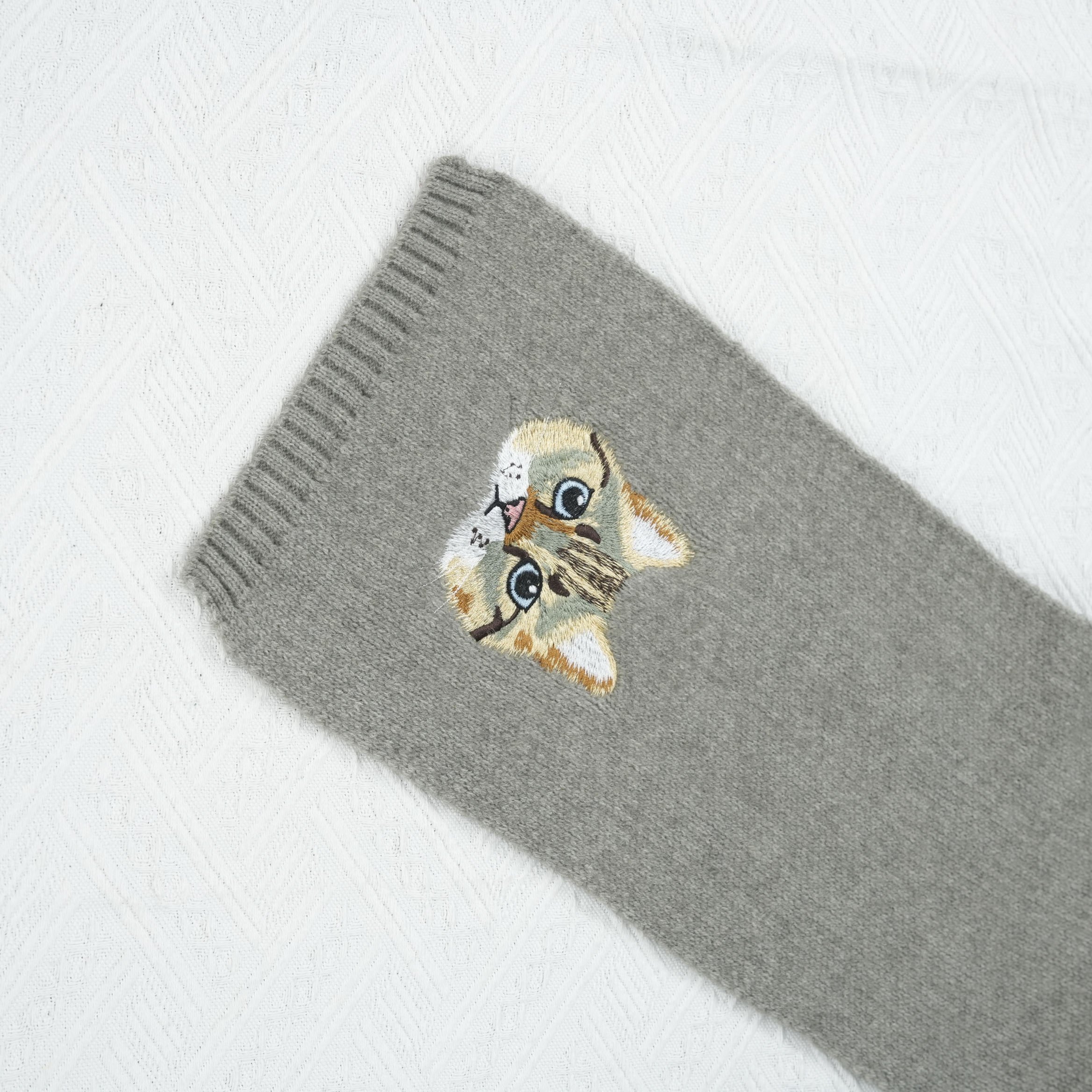 カスタム刺繍ペットポートレート織りスカーフ-welikecustom-MJ