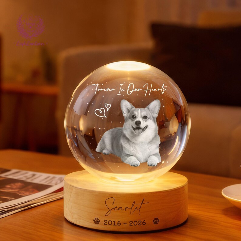 🐾 カスタムペットメモリアルランプ – 大切な家族への贈り物 💎