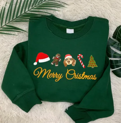 オーダーメイドペットフォトチャーム刺繍シリーズ Tシャツ、スウェット、パーカー-welikecustom-MJ