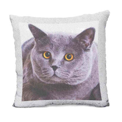 カスタム キャット フリップ スパンコール ピロー-welikecustom-MJ