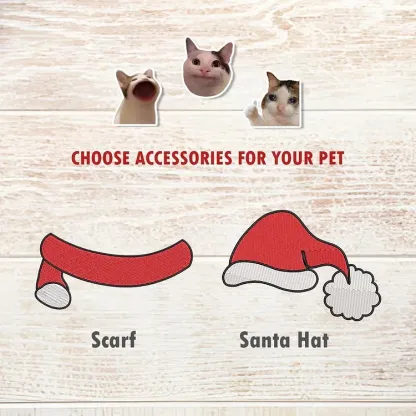 カスタムペット刺繡クリスマスシリーズTシャツ、トレーナー、パーカ-welikecustom-MJ