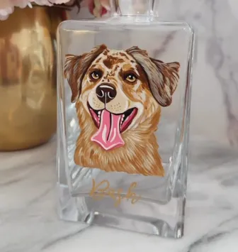 カスタム ペット写真アート スタイル ウイスキー ボトル-welikecustom-MJ