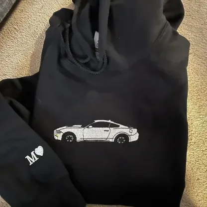 カスタムカー刺繍パーカー、車好きへのギフト-welikecustom-MJ