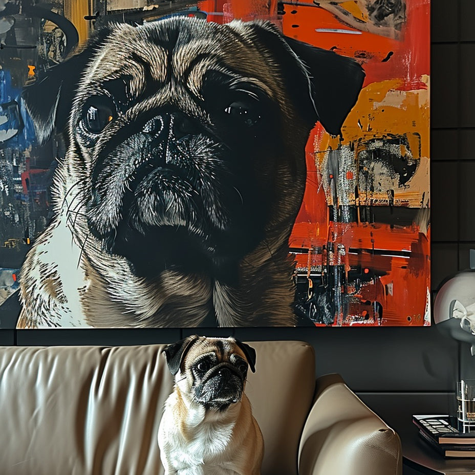 「秋と岩」アートペインティングキャンバス-welikecustom-MJ