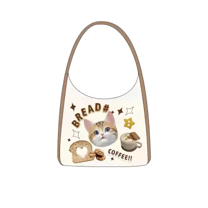 カスタムペット写真リュックカジュアルなショルダーバッグ