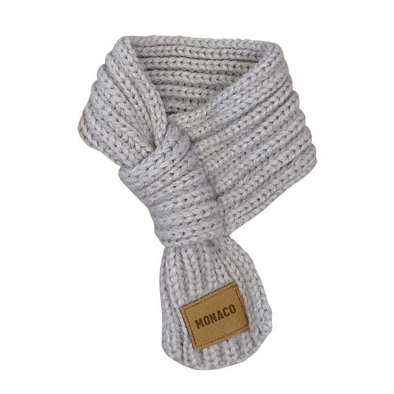 カスタマイズされたペットの名前が入ったシンプルなペットスカーフ-welikecustom-MJ