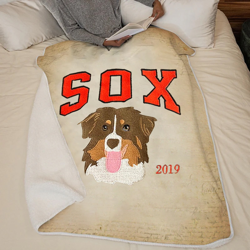 カスタマイズされた印刷プロセスのペット写真ブランケット-welikecustom-MJ