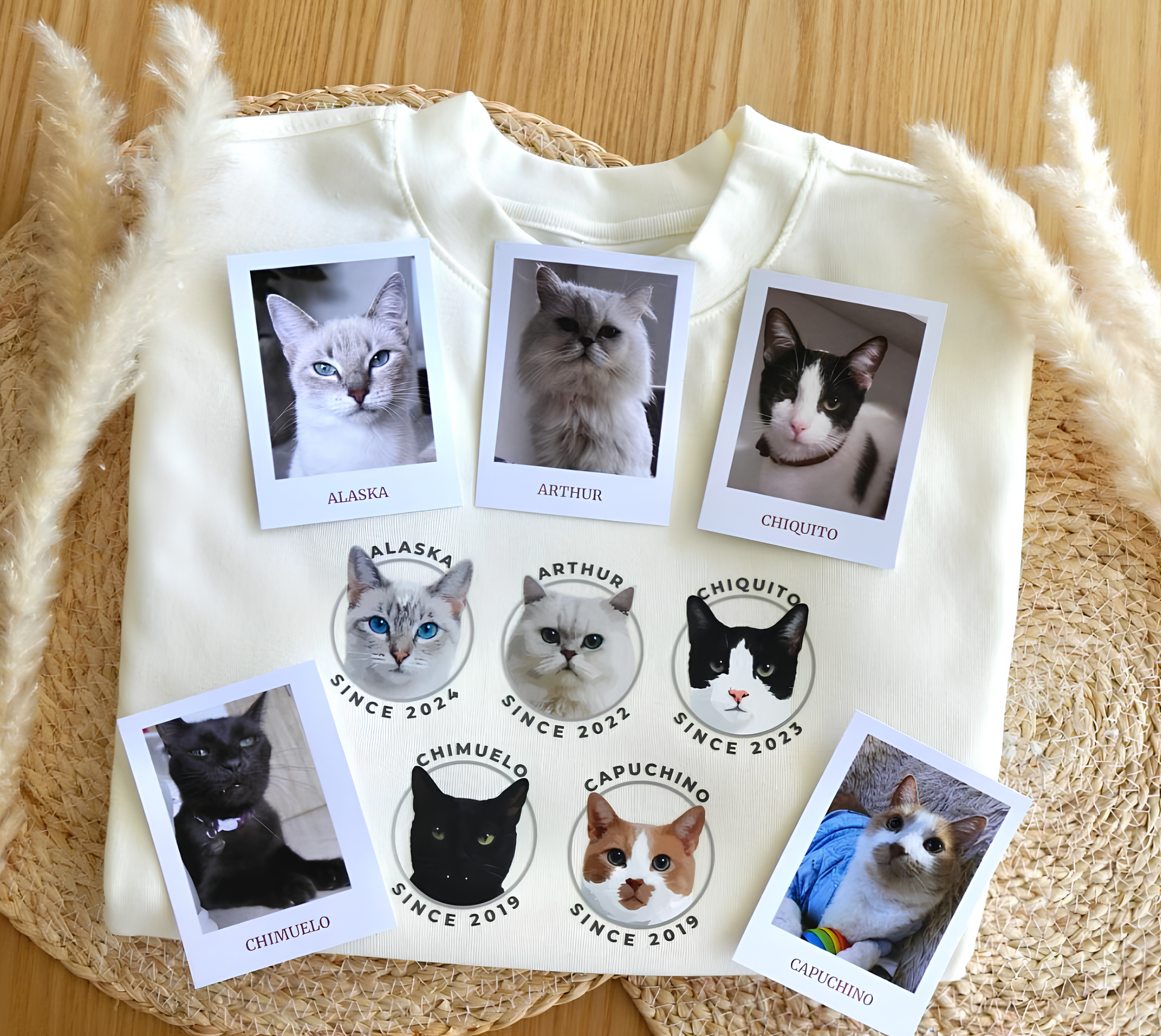 手绘风格简约设计Tee