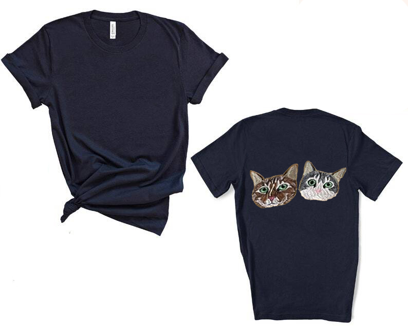 カスタム刺繍ペットポートレートパーカー、スウェットシャツの背面に刺繍ペットポートレート-welikecustom-MJ