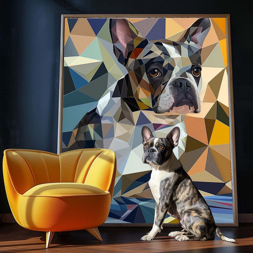 キュービズムアート - 幾何学キャンバス-welikecustom-MJ