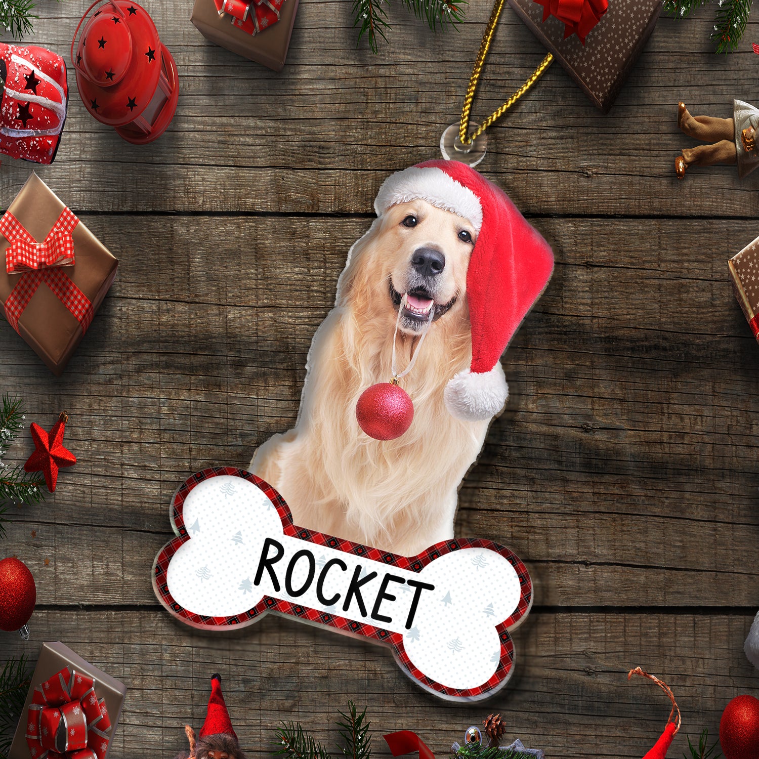 カスタム写真面白い犬猫パーソナライズ切り抜きアクリルオーナメント-welikecustom-MJ