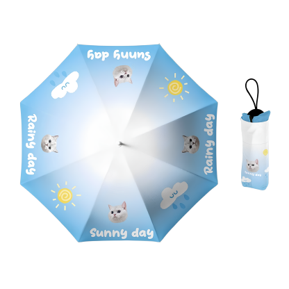 「Sunny Day」カスタマイズペット写真晴雨傘-welikecustom-MJ