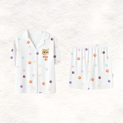 「5」ペット写真カスタム ホームパジャマ