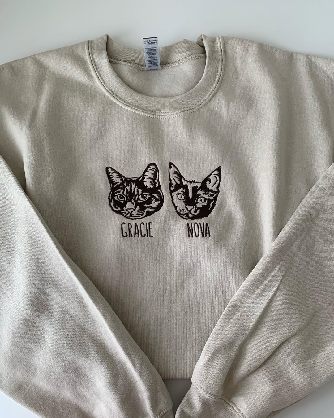 ペットの顔刺繍スウェット、Tシャツ、パーカー – welikecustom