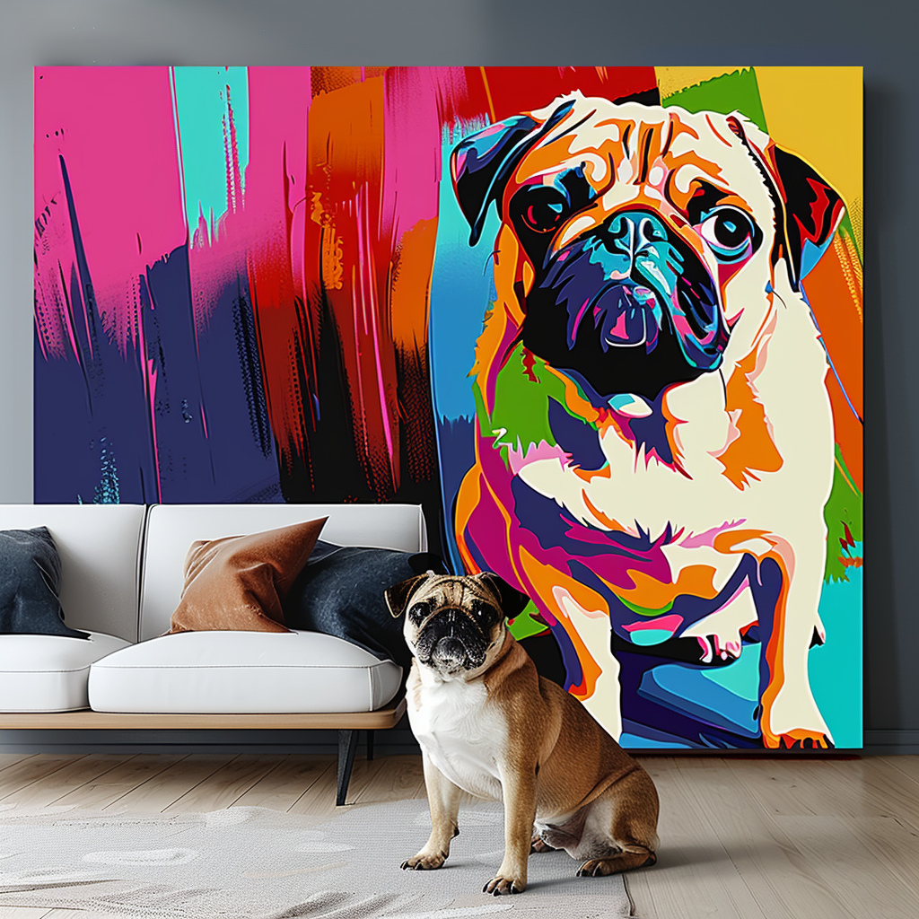 「ネオポップ」アートキャンバス-welikecustom-MJ