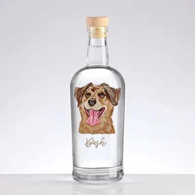 カスタム ペット写真アート スタイル ウイスキー ボトル-welikecustom-MJ