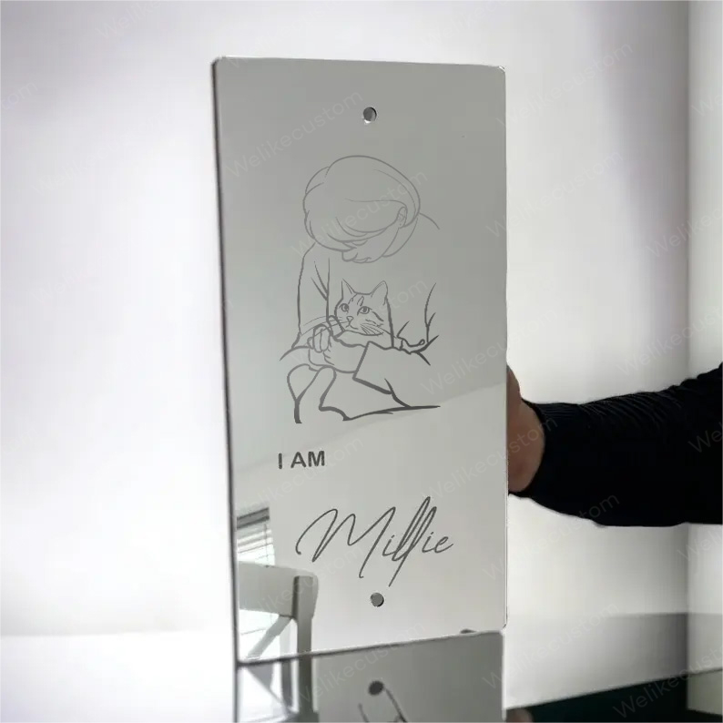 ペット写真ミラーライト（犬・猫対応）｜家族・愛犬愛猫家への記念品-welikecustom-MJ