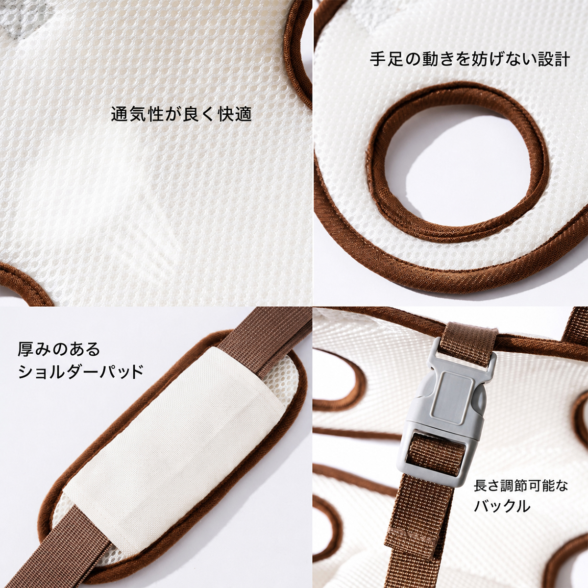 ペット用カスタマイズ可能キャリーバッグ - 3WAY 通気性抜群 斜めがけ/手提げ/バックパック 小型犬用 名前刺繍付き