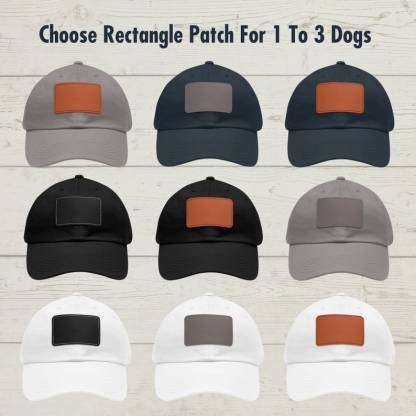 パーソナライズされた犬用帽子カスタムパッチペット帽子、レザーパッチ帽子-welikecustom-MJ