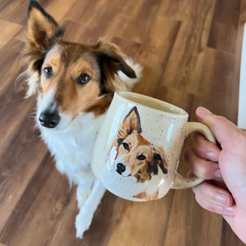 手描きペットカスタムマグ 猫マグ 犬マグ ペットマグ-welikecustom-MJ