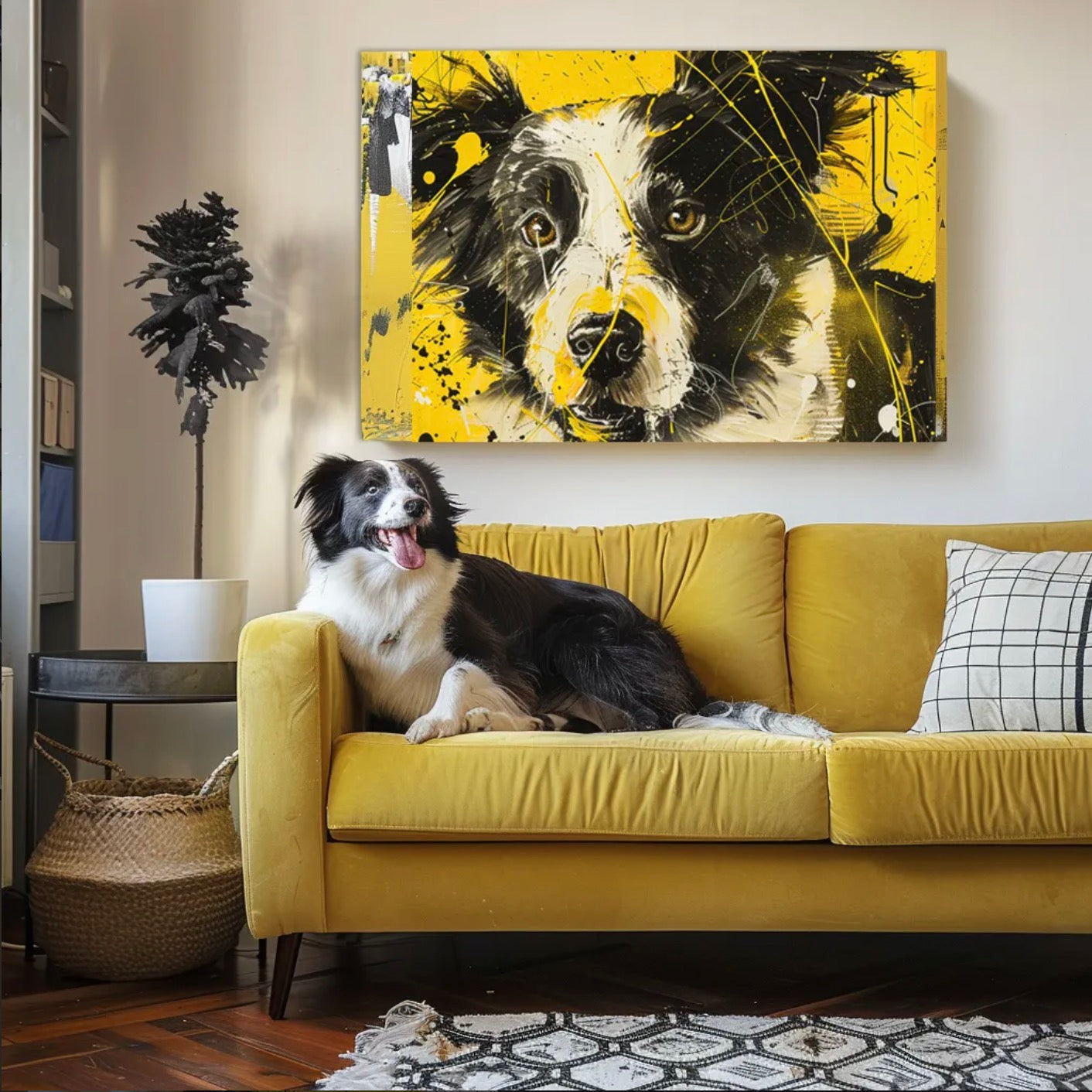 「バブル」グラフィティアートキャンバス（色はオプション）-welikecustom-MJ