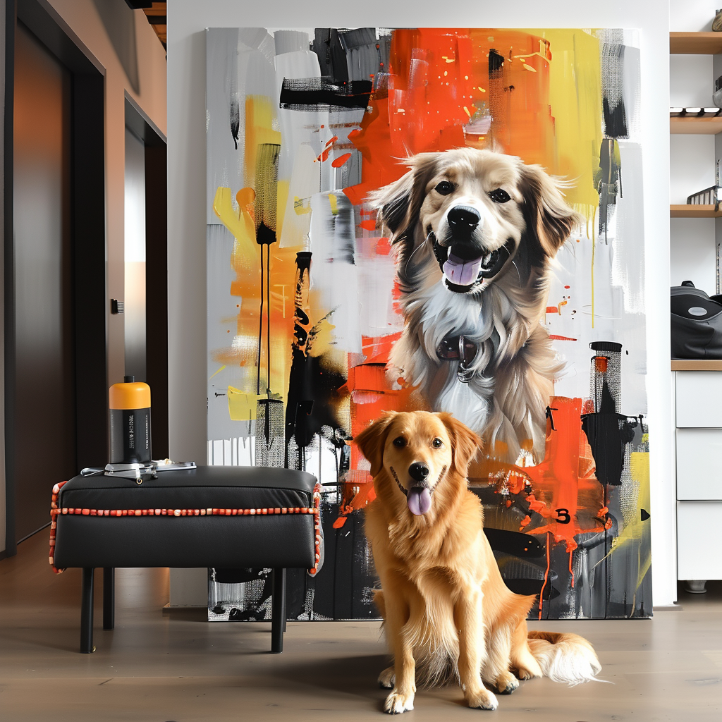 「燃える獣」スペシャルエディションキャンバス-welikecustom-MJ