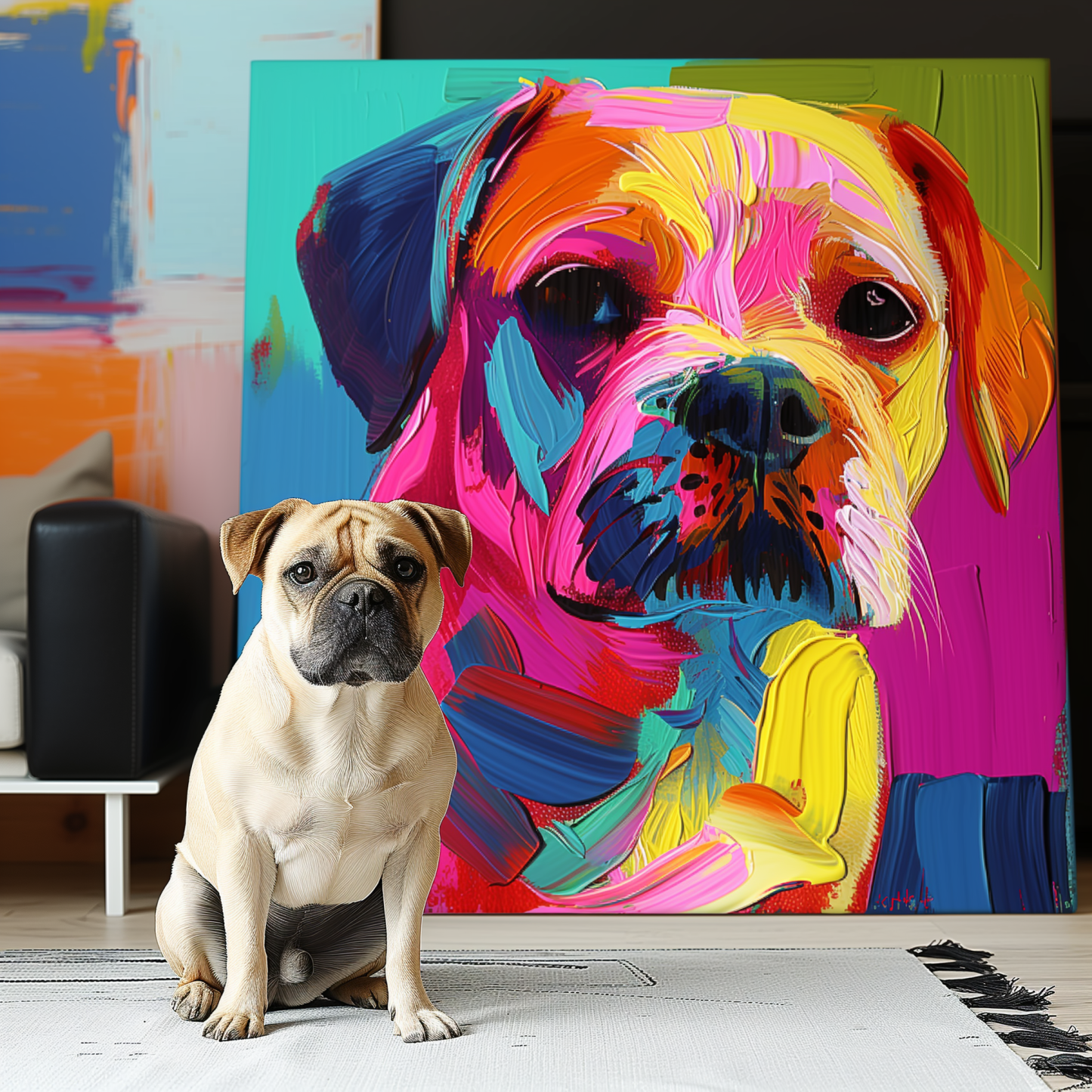 「ネオポップ」アートキャンバス-welikecustom-MJ