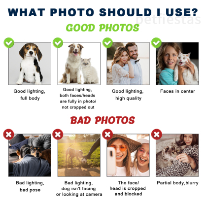 パーソナライズされた犬のペットの漫画の写真マグカップ-welikecustom-MJ