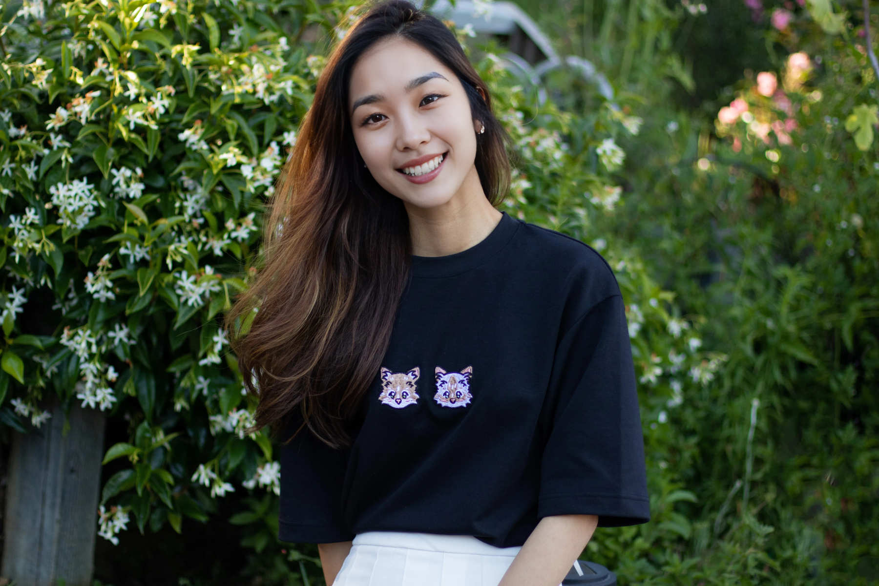 カスタム刺繡漫画ペットポートレートTシャツ、トレーナー、パーカ-welikecustom-MJ