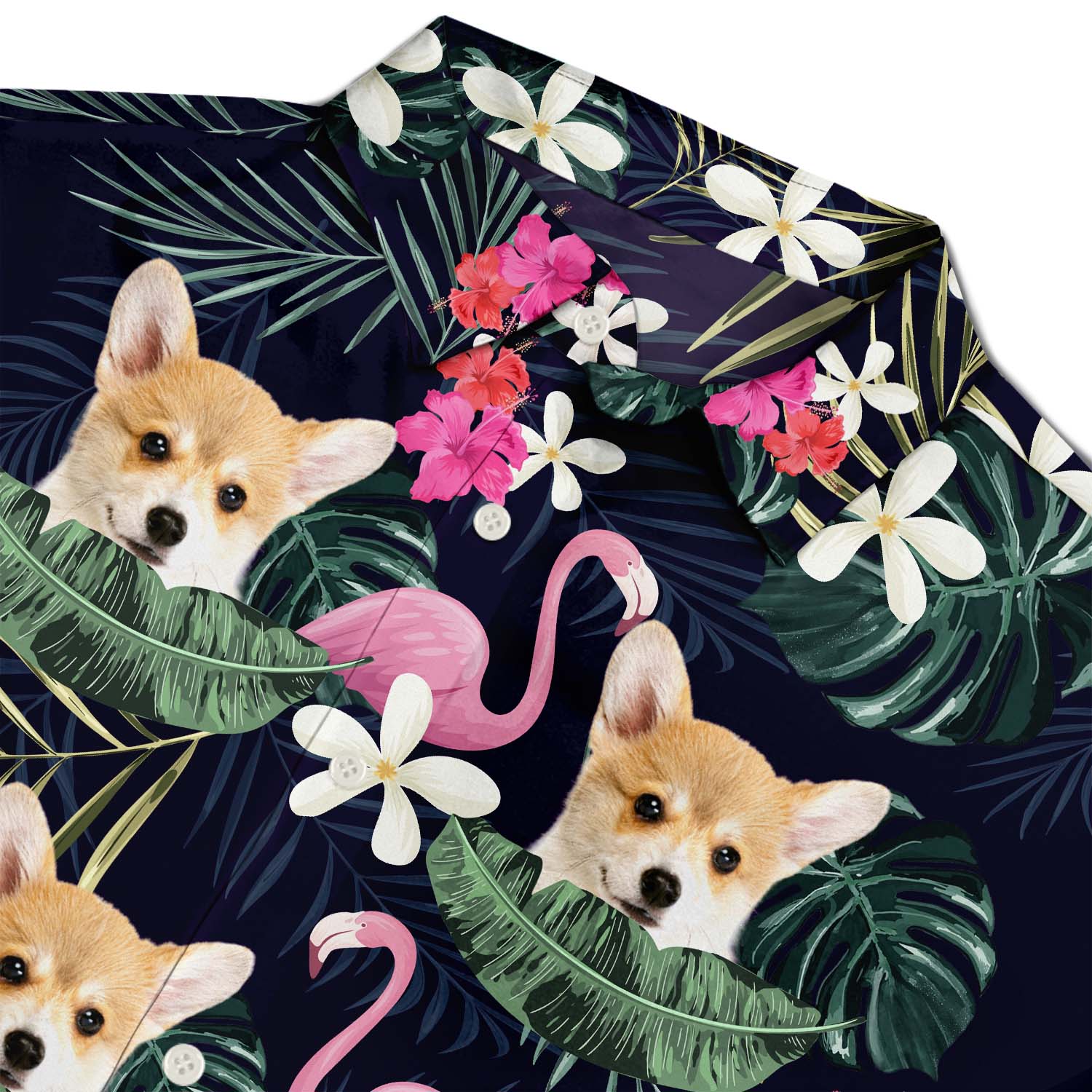 カスタム写真面白い家族ペット - パーソナライズされたカスタム アロハシャツ-welikecustom-MJ