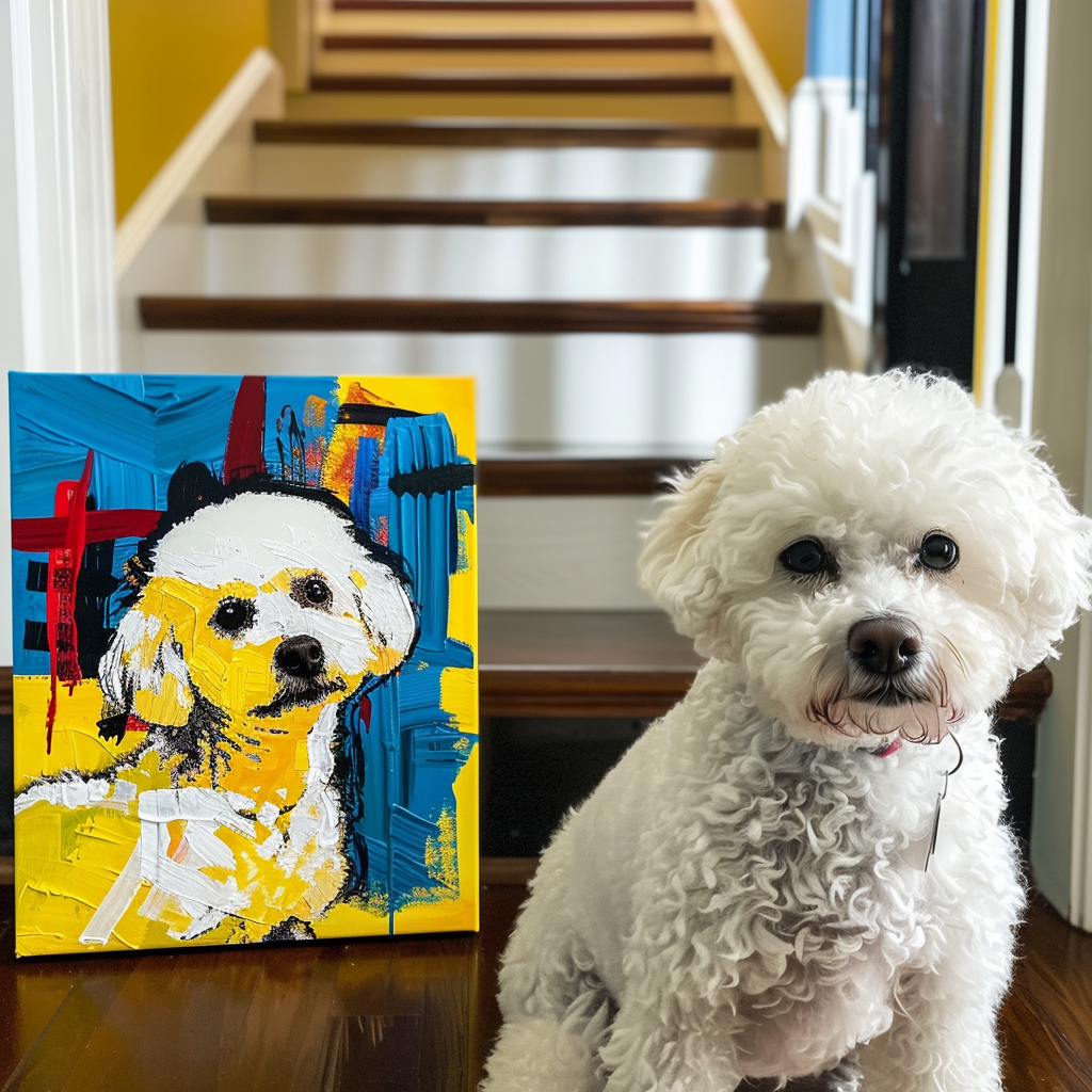 グラフィティブルー「FUNK」キャンバス-welikecustom-MJ