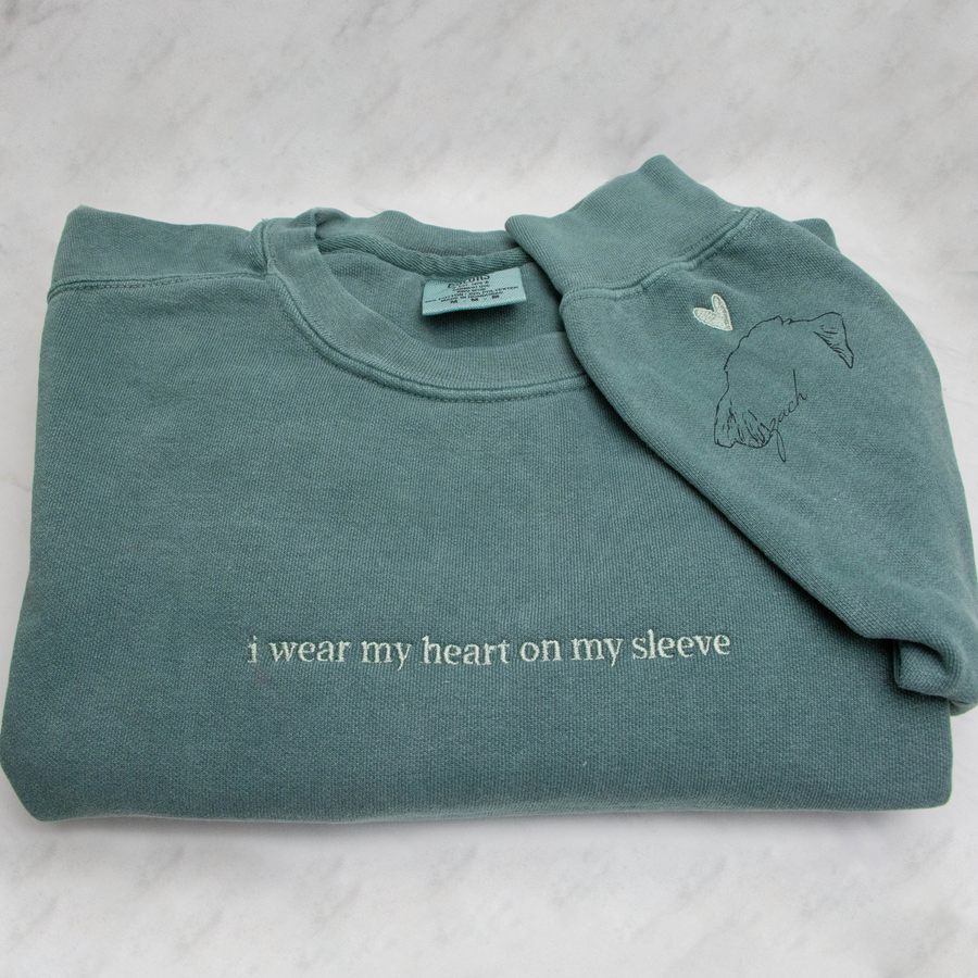 袖には個性的なペットの耳が刺繡されたtシャツ、犬猫の耳がついてい-welikecustom-MJ