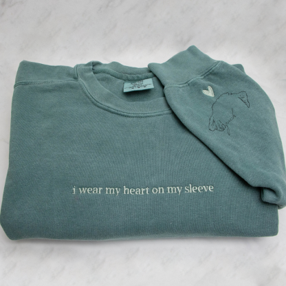 袖には個性的なペットの耳が刺繡されたtシャツ、犬猫の耳がついてい-welikecustom-MJ