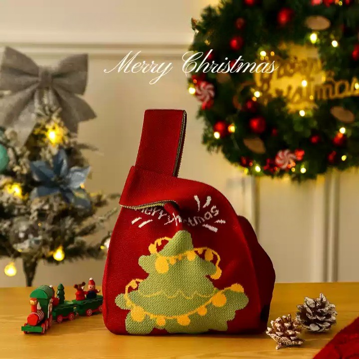 クリスマスの手織りギフトバッグ-welikecustom-MJ