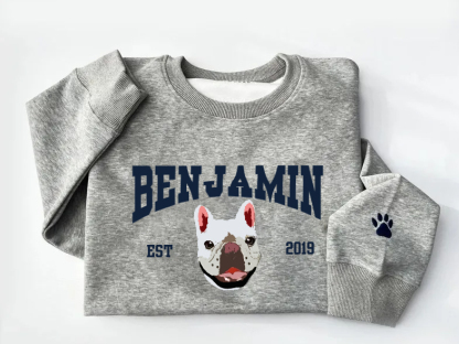 手描きスタイルカスタムペット写真Tシャツ、トレーナー、パーカー-welikecustom-MJ