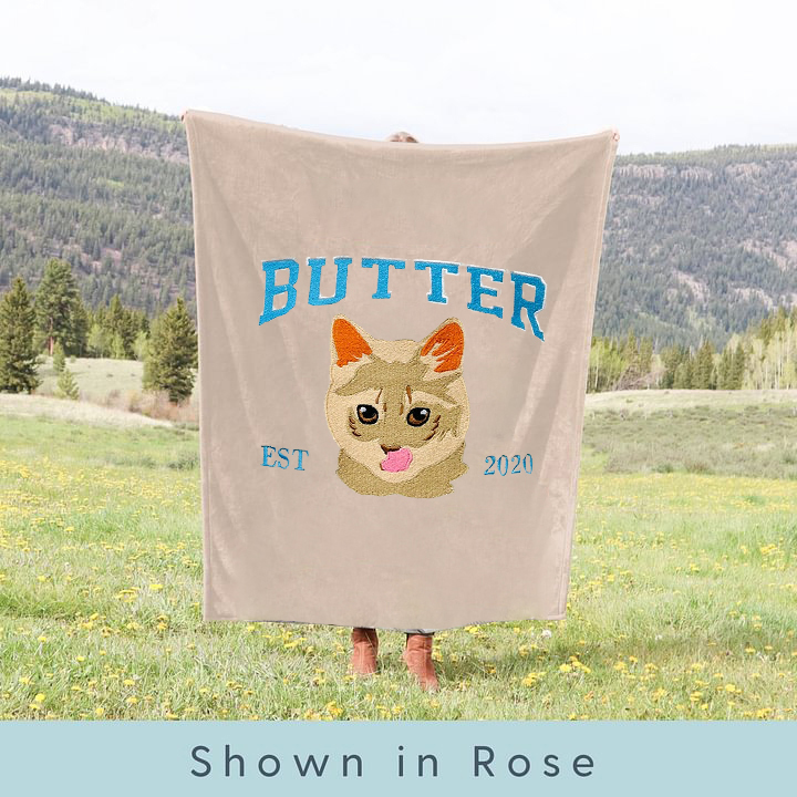 カスタマイズされた印刷プロセスのペット写真ブランケット-welikecustom-MJ