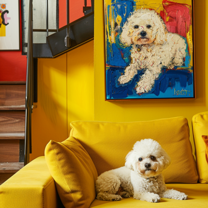 グラフィティブルー「FUNK」キャンバス-welikecustom-MJ