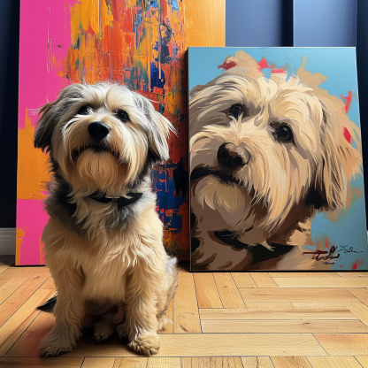 ポップアートキャンバス-welikecustom-MJ