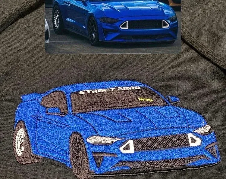 カスタムカー刺繍パーカー、車好きへのギフト-welikecustom-MJ