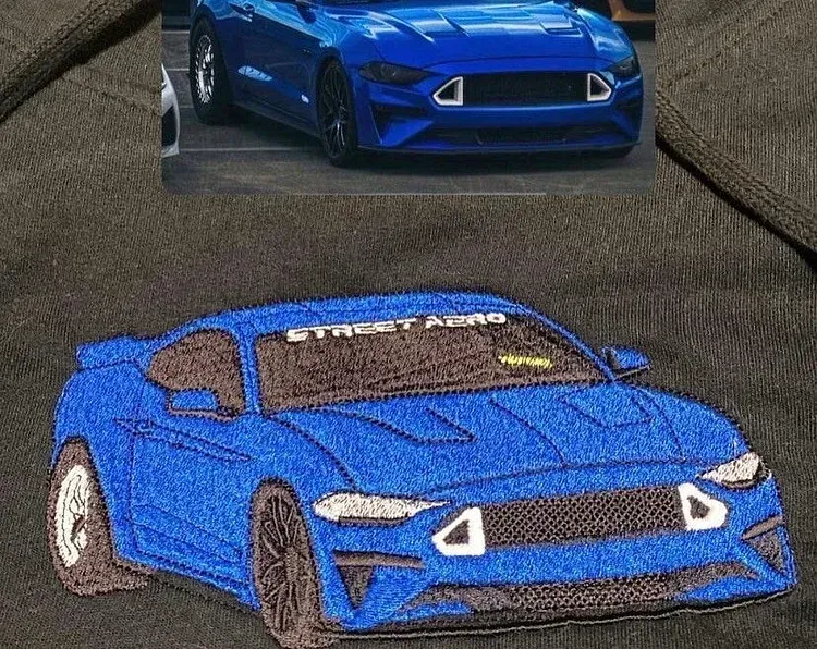 カスタムカー刺繍パーカー、車好きへのギフト-welikecustom-MJ