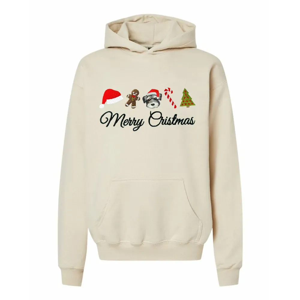 オーダーメイドペットフォトチャーム刺繍シリーズ Tシャツ、スウェット、パーカー-welikecustom-MJ